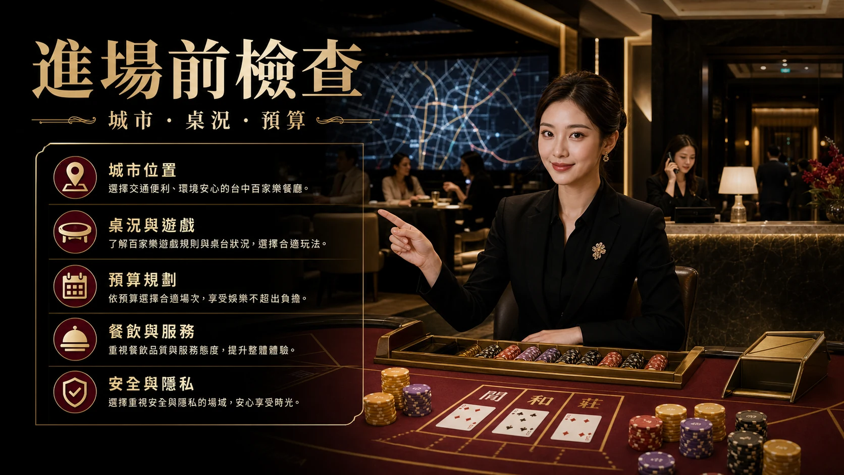 台中真人百家樂預約前檢查清單與預算節奏