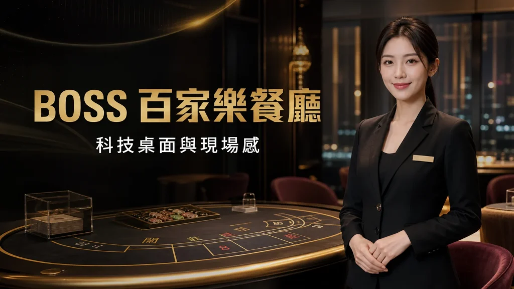 BOSS百家樂主題餐廳:科技桌面和現場感怎麼看|RSG